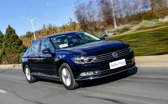 Modern sedan exterior