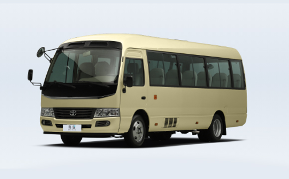 Modern coach bus exterior